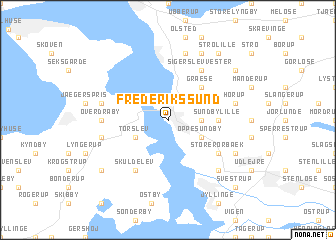 map of Frederikssund