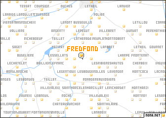 map of Fredfond