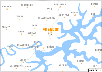 map of Freedom