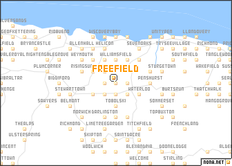 map of Freefield
