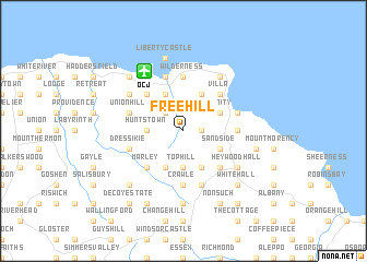 map of Free Hill