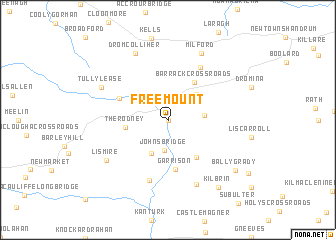 map of Freemount
