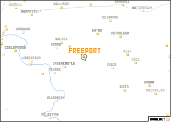 map of Freeport