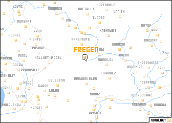 map of Fregën