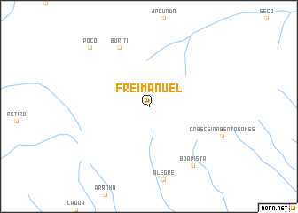 map of Frei Manuel