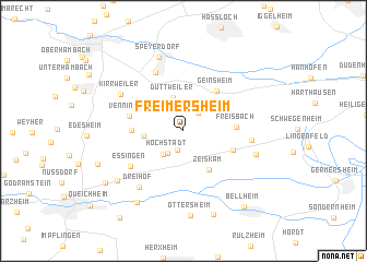 map of Freimersheim