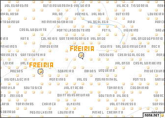 map of Freiria