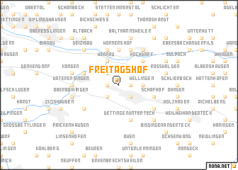map of Freitagshof