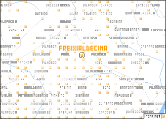 map of Freixial de Cima