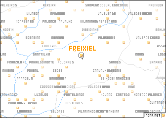 map of Freixiel