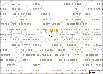 map of Freixo