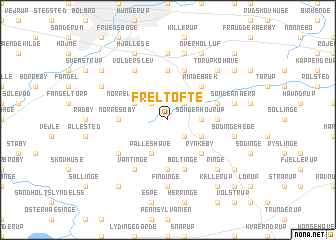 map of Freltofte