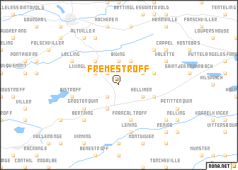 map of Frémestroff