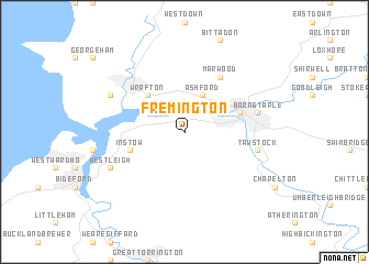 map of Fremington