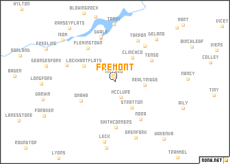 map of Fremont