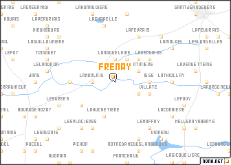 map of Frenay