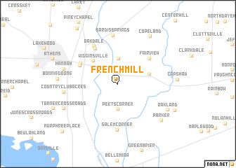 map of French Mill