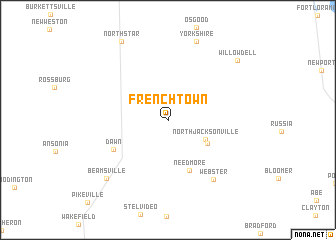 map of Frenchtown