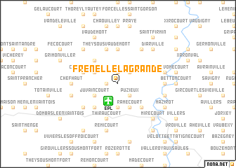 map of Frenelle-la-Grande