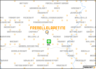 map of Frenelle-la-Petite