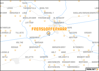 map of Frensdorferhaar