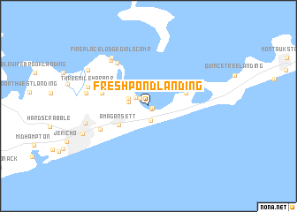 map of Fresh Pond Landing