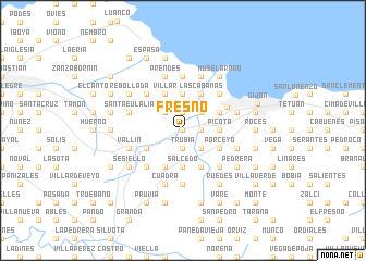 map of Fresno