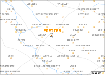 map of Frettes