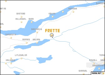 map of Frette