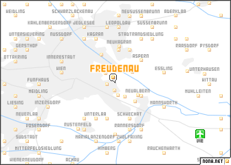 map of Freudenau