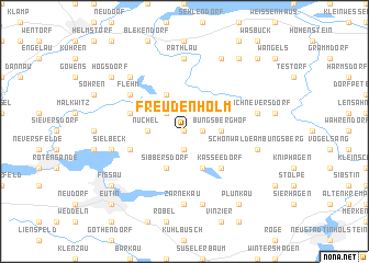 map of Freudenholm