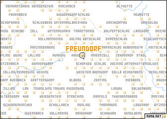map of Freundorf