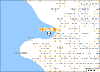 map of Freycinau