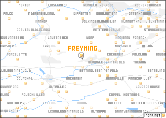 map of Freyming