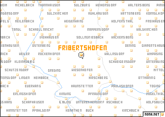 map of Fribertshofen