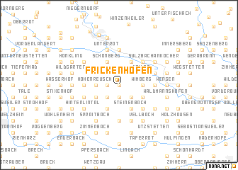 map of Frickenhofen