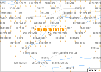 map of Frieberstetten