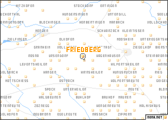 map of Friedberg