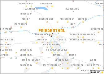 map of Friedenthal