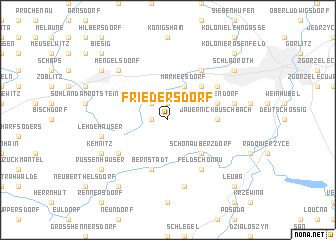 map of Friedersdorf