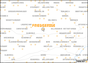 map of Friedigerode