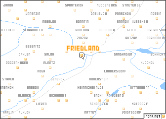 map of Friedland