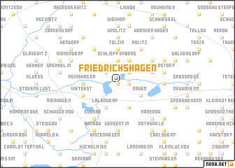 map of Friedrichshagen