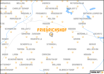 map of Friedrichshof