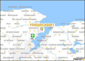 map of Friedrichsort