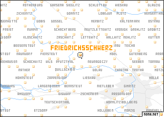 map of Friedrichsschwerz