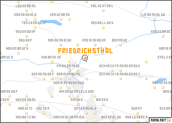 map of Friedrichsthal