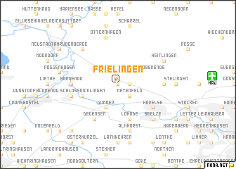 map of Frielingen