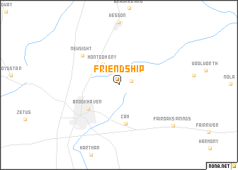 map of Friendship