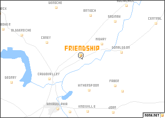 map of Friendship